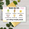RUALOVE Cute Thank You Card For Teacher Dad Mom, Teacher