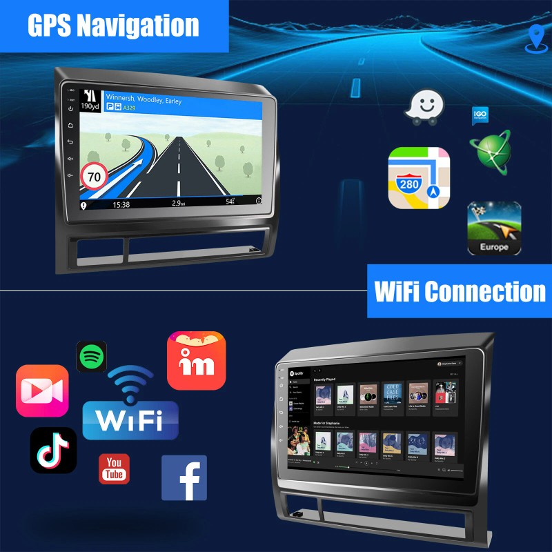 ESSGOO For Toyota Tacoma 2005-2013 Android 14.0 Car Stereo Radio