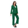 Lamgool Pants Suit for Women Dressy Casual 2 Piece Set