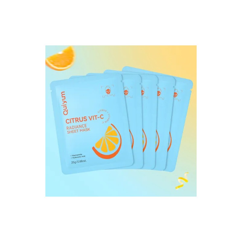 Set Quiyum Fruit Masks 25 Pzas Cuidado Hidratante Para Mujer