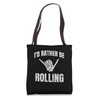 Vintage BJJ I'd Rather Be Rolling Grappling Jiu Jitsu Tote