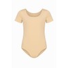 Leotardo infantil para niña con broche en entrepierna (NUDE, CHICO)