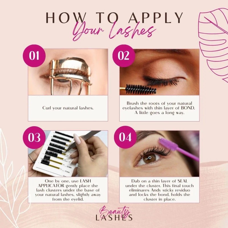 Kit De Extensiones De Pestañas Beauty Lashes By Gentile Stor