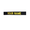 Black Name Tape, Sew on, Custom Uniform Military Name Tape