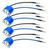4 Pcs Ceramic H4 Socket VooGenzek H4 9003 HB2 Wiring