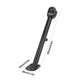Motorcycle Kickstands,Fydun Aluminum Alloy Universal 225 mm Long 38 x 52 mm Kick Stand/Side Stand Motorcycle