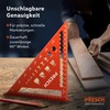 Presch Carpenter's Square 180 mm – Versatile Drill Gauge for