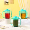Sliner 3 Pcs Adult Sippy Cups 12 oz Plastic Spill