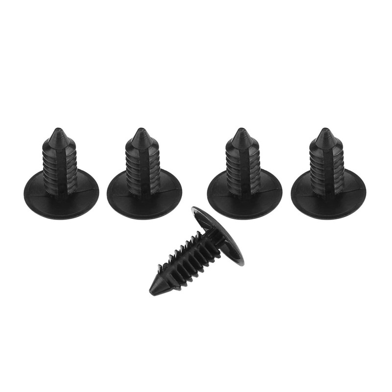 aqxreight 100pcs Nylon Bumper Mounting Rivets Clips Fender Bumper Shield