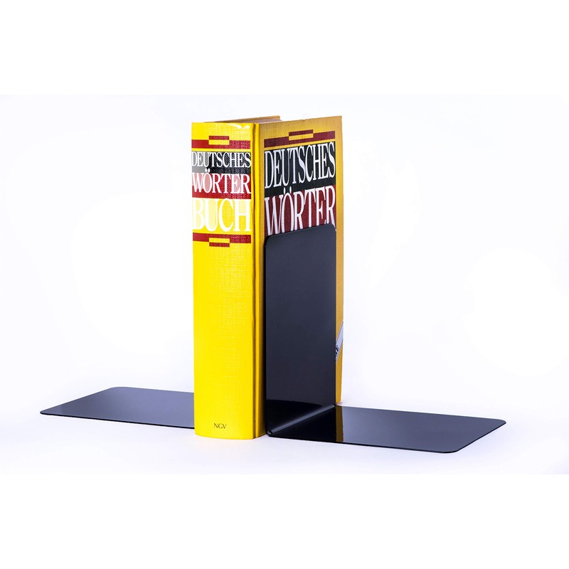 Maul Premium Metal Bookends, 120 x 140 x 140 mm,