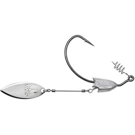 VMC Heavy Duty Weighted Willow Swimbait Hook 1/2 Black Nickel 11/0
