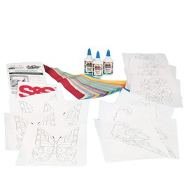 Tissue Paper Collage Craft Kit (Pack of 12)
