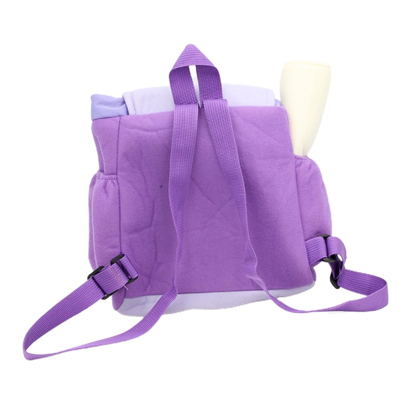 Explorer Backpack Bag Purple Smile Student Backpack Breathable Wearable Explorer