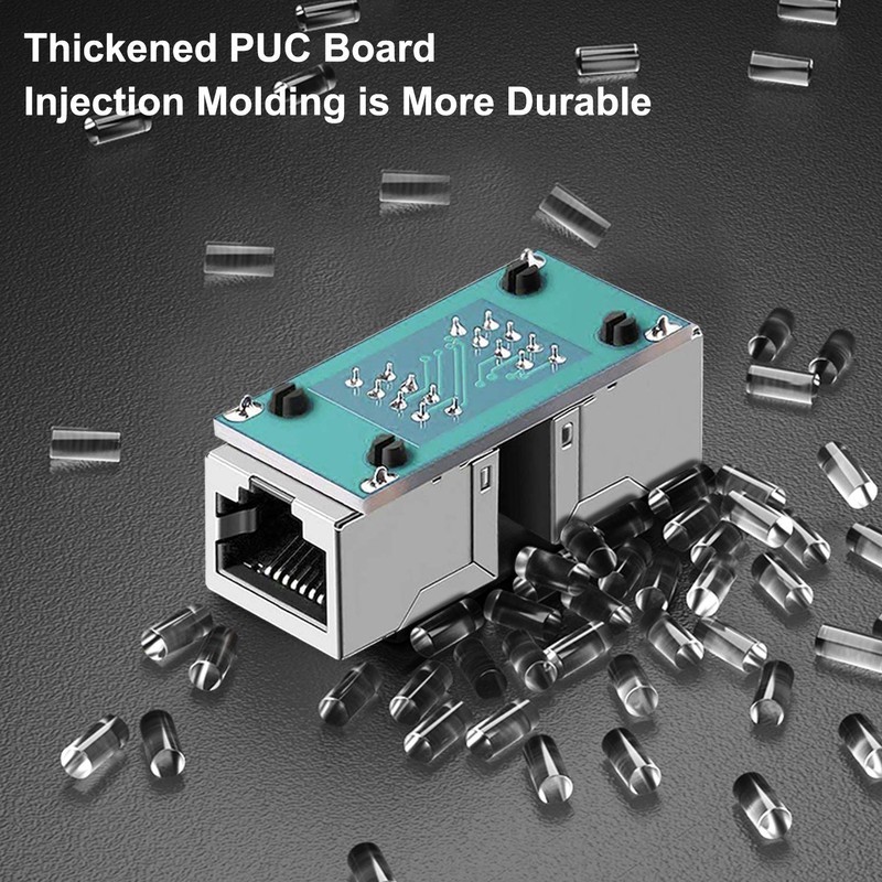 Dingsun RJ45 Coupler, in-Line Coupler Cat7 Cat6 Cat5 Cat5e Network