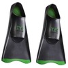 TYR unisex adult Crossblade Fins 2.0 Footwear, Black/Green, X-Small US