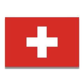 Magnet Me Up Switzerland Swiss Flag Car Magnet Decal, 4x6 Inches, Heavy Duty Automotive Magnet for Car, Truck SUV