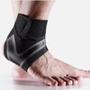 Ankle Guard & Wrist Support for Sports, Exercise, and Carpal Tunnel Syndrome Black Right/L