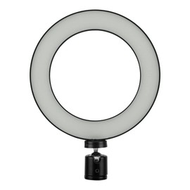 Onof Aro de Luz para Celular 6 Pulgadas con 11 Diferentes Niveles de Iluminación, con Soporte Portátil