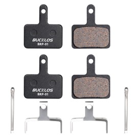 BUCKLOS Bike Disc Brake Pads for TRP Tektro Shimano MT200 Deore Br-M575 M525 M515 T615 T675 M505 M495 M486 M485 M475, Bicycle Disk Brakes Pads for Mountain Bike/Electric Bike/Road/Scooter/Ebike