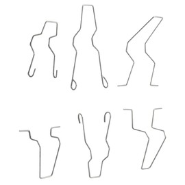 YUCKMZ Headlight Spring Clips 6 Pieces Mounting Spring Clip 45 mm 52 mm 57 mm 60 mm 70 mm 78 mm Compatible with H1 H3 H4 H7