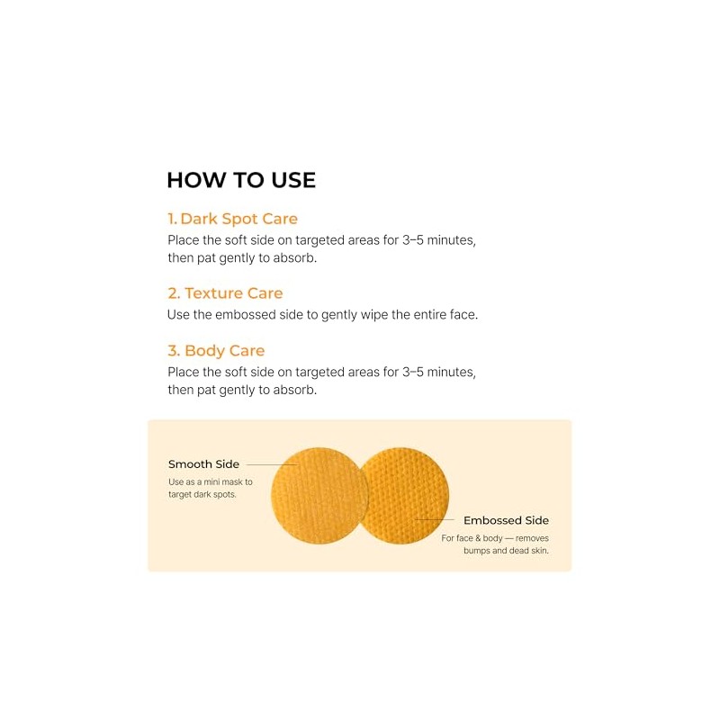 Dr.melaxin Tx Kojic Acid Turmeric Toner Pads with Tranexamic Brightening