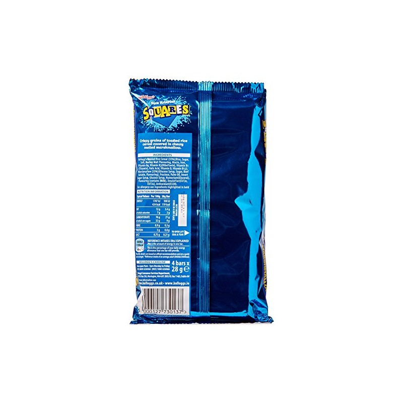 Rice Krispies Squares Marshmallow Bars, 4-Piece (Pack of 6)