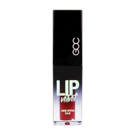 GOC Lip Velvet Liquid Lipstick | Labial | Maquillaje | Es de larga duración | Acabado aterciopelado y suave | Color intenso | Permite una fácil y uniforme aplicación | 3.5 ml | Color Level Up | Modelo GLV10