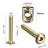 10-Set Furniture Bolt Nuts Hex Bolts Barrel Nuts (M6-40MM)
