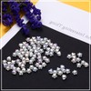 100PCS Transparent Acrylic Beads Set, 50Pcs Heart Shape & 50Pcs