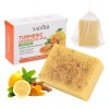 SADOER Turmeric Glow Soap Bar - Lemon & Kojic Acid,