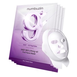 No9 NAD Bio Lifting Full Cover Facial Mask 4 piezas