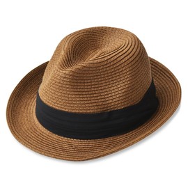 EdgeCity Men’s Straw Hat, Foldable, Large Size. -