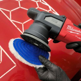 CARPRO Merino Wool Cutting & Polishing Pad: Car Polishing Pads for Heavy Cutting or Compounding Pad, Hook and Loop Car Buffing Pad - 6" (1 Pack)