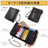 HollyRobin Men's Bi-fold Wallet, Genuine Leather, Large Capacity, Holds 15