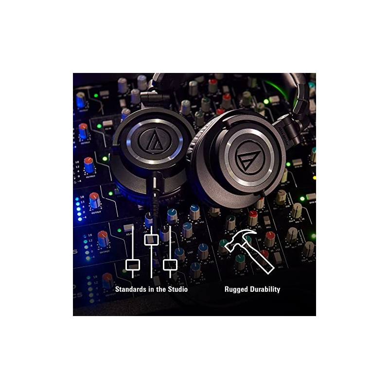 Audio-Technica, Audí­fonos Profesionales ATH-M50X, Negro