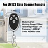Kingdder 2 Pcs 4 Channels Gate Opener Remote Compatible with