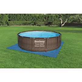 Bestway Above Ground Swimming Pool Ground Cloth, 13' x 13'