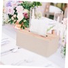 Ipetboom Rectangular Leather Tissue Box Holder Napkin Storage Dispenser for
