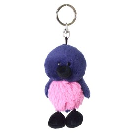 Niki Key Holder, Pink Robin, 3.9 inches (10 cm), Bird, Kids, Pink, W7 x D6 x H, Pink