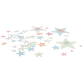 Great Explorations: Colorful Stars Super Kit, Glow In The Dark Ceiling Stars. 150 Pieces in an assortment of sizes and colors