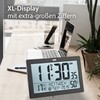 ADE Digital Radio-Controlled Clock with Large XL Display Calendar with