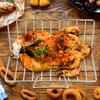 E-far Turkey Roasting Rack, Stainless Steel Rib Rack for Roasting,