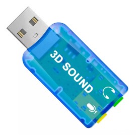 Mercader Digital Paquete De 10 Tarjeta De Sonido Usb 5.1 Canales Mayoreo