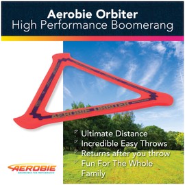 Aerobie Orbiter High Performance Boomerang, 11.5 Inches, Orange