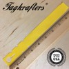 TAGKRAFTERS 9" x 1" Yellow - 500 Pcs - Plastic