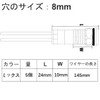 Kiligen 5pcs 8mm 110V-220VAC LED Waterproof Indicator Light Pilot Light