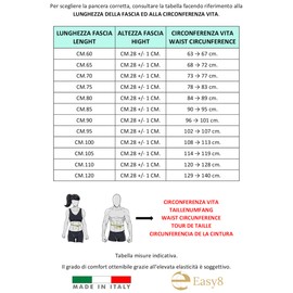 Easy8 - (H28/105 Abdominal Belt for Men and Women, Belly Belt After Birth, Height 28 cm, Belly Belt, Belly Band, Corset Men, Belly Belt After Surgery
