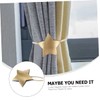 Ciieeo Magnetic Curtain Tiebacks Elegant Star Design Easy to Use