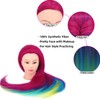 Mannequin Head with Hair, 29'' Training Head Braiding Doll Head