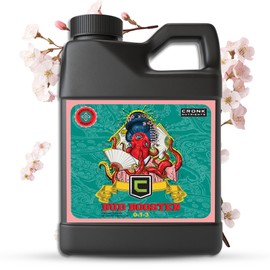 Cronk Nutrients Bud Booster - Best Budding Fertilizer for Maximum Blooms - Hydroponic Nutrients for The Bloom Phase - Balanced pH Formula - Suitable for Soil, Soilless, and Hydroponic Systems (4L)